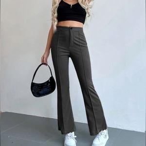 SHEIN High Waisted Flare Pants
